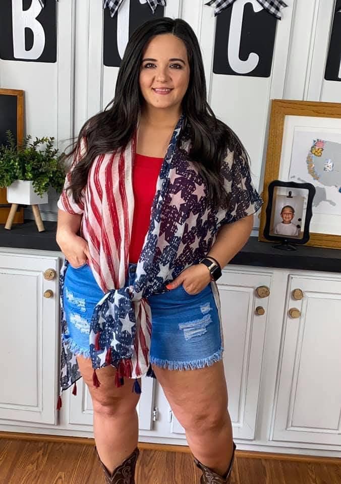 DISTRESSED WHITE JEAN SHORTS - Image 4