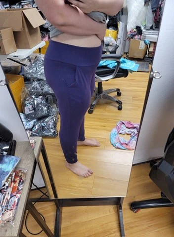 SOLID COFFEE BROWN YOGA WAIST JOGGERS (ADULTS/KIDS) - Image 3